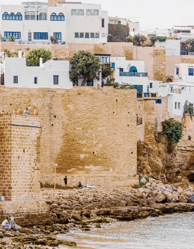 The Kasbah of the Udayas in Rabat, above the river