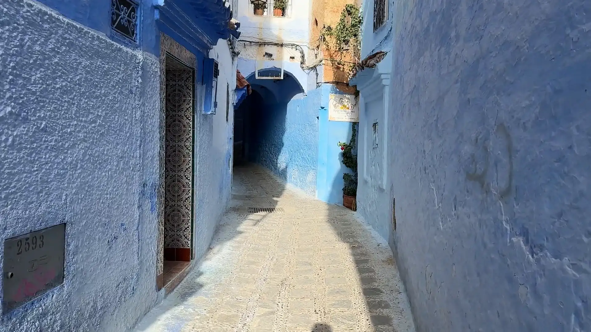 A blue lane in Chefchaouen